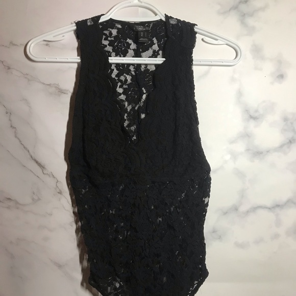 Black lace body suit - Picture 2 of 3